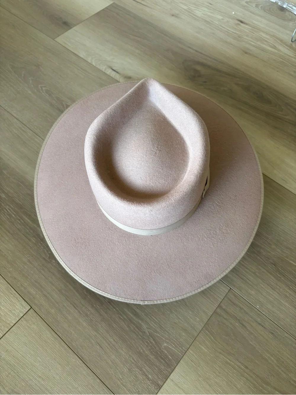 Lack Of Color Fawn Wide Brim Wool Rancher Hat NWT